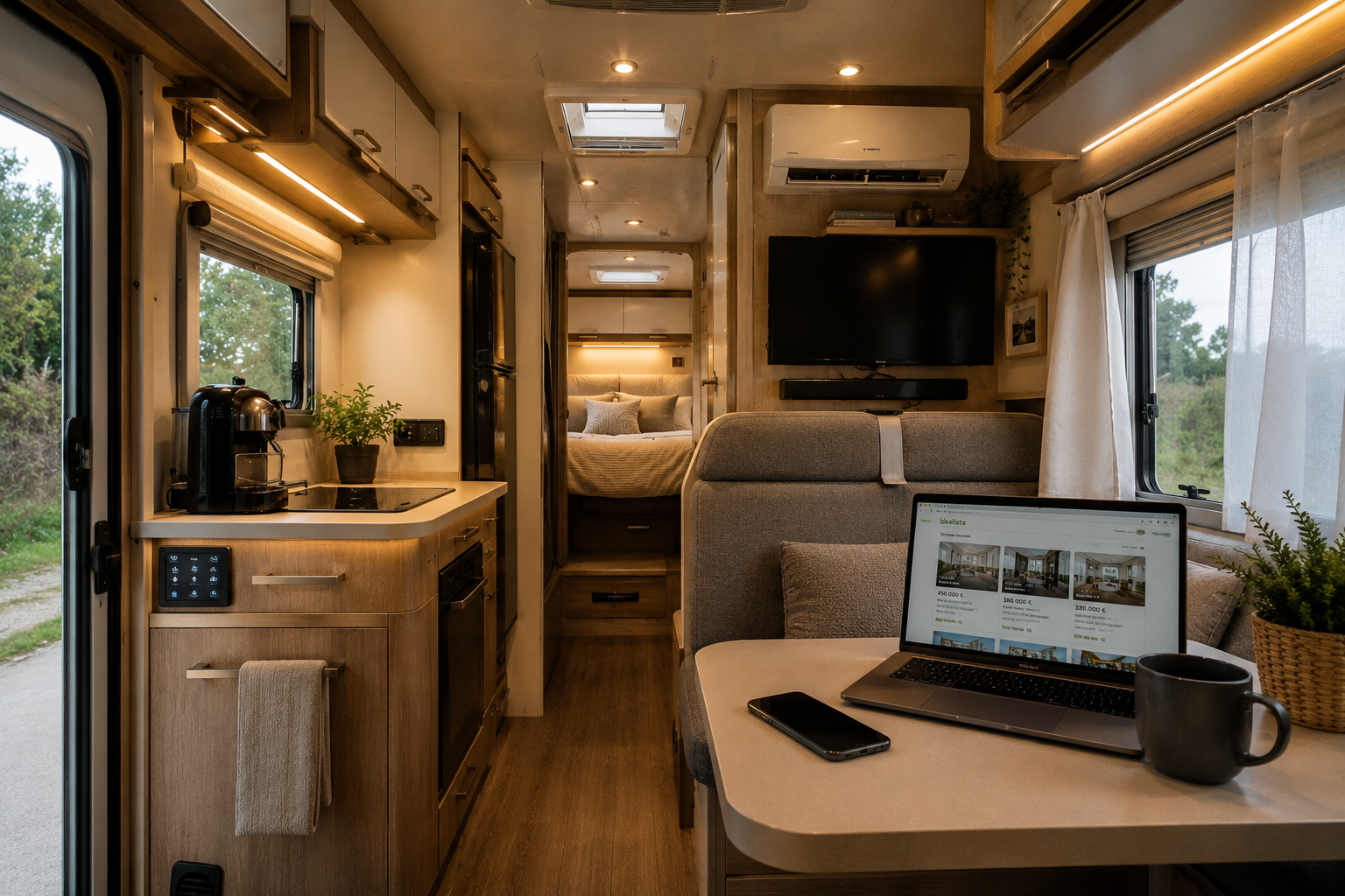 Una autocaravana no es un piso